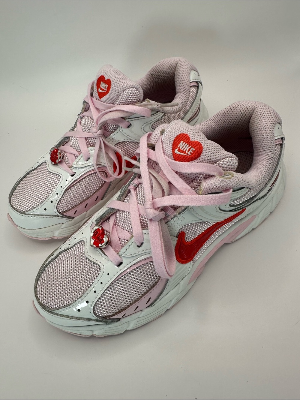 Nike Kids' Pink and Red Athletic Sneaker size 3.5Y